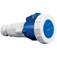 TOMA INDUSTRIAL AEREO 2P+T 16A 250VAC AZUL 6H IP67 555304