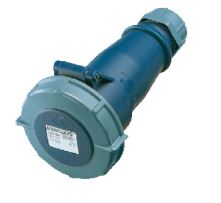 TOMA INDUSTRIAL AEREO 2P+T 16A 230V AZUL 6H IP67 540