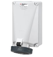 TOMA INDUSTRIAL ADOSABLE 3P+T 125A 500V NEGRO 7H IP67 140