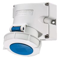 TOMA INDUSTRIAL ADOSABLE 3P+T 32A 230V AZUL 9H IP67 9371