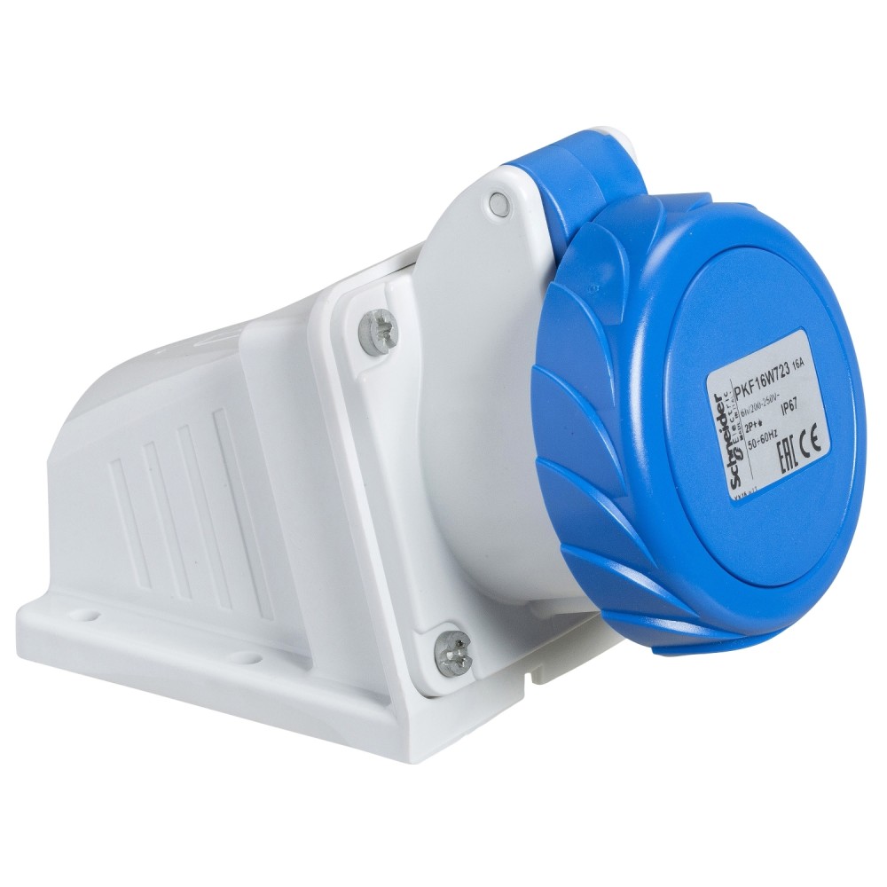 TOMA INDUSTRIAL ADOSABLE 3P+T 32A 250VAC AZUL 9H IP67 PKF32W724