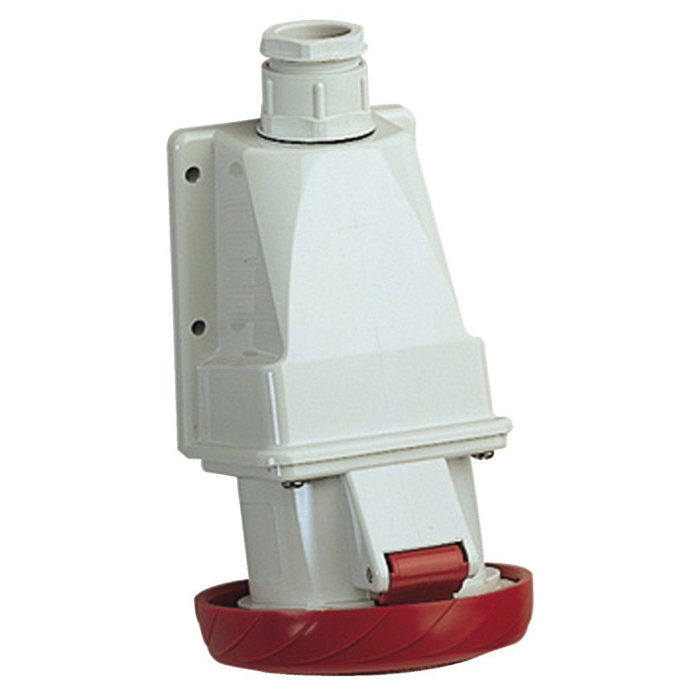 TOMA INDUSTRIAL ADOSABLE 3P+T 16A 380/415VAC ROJO 6H IP67 PKF16W734