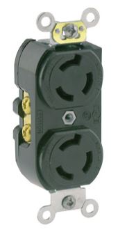 TOMACORRIENTE EMP UNIVERSAL DOBLE NEGRO 2P+T 15A 250V GRADO INDUSTRIAL 4550
