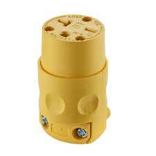 TOMA INDUSTRIAL AEREO 2P+T 20A 250V AMARILLO TUERTO CHINO 620CV