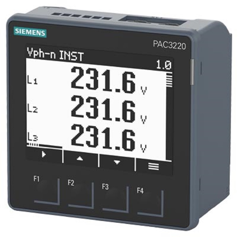 MEDIDOR ENERGIA DIGITAL TRIF MODBUS TCP 5A LCD SENTRON PAC3220 7KM32200BA011DA0