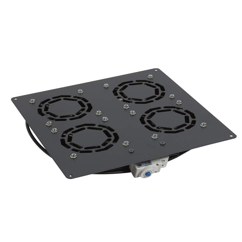 KIT 4 VENTILADORES 19" C/TERMOSTATO P/GABINETE DE PARED 646431