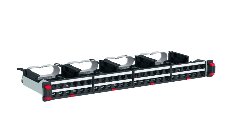 PATCH PANEL MODULAR VACIO PLANO 48 PUERTOS 19" CAT5E/6A RJ45 1U LCS3 033793