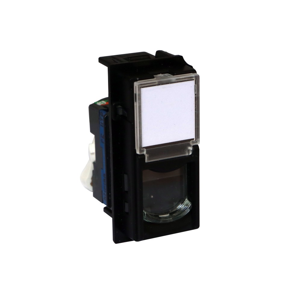 DADO TOMA RED RJ45 UTP CAT6 1 MOD NEGRO LIVING NOW KG4279C6
