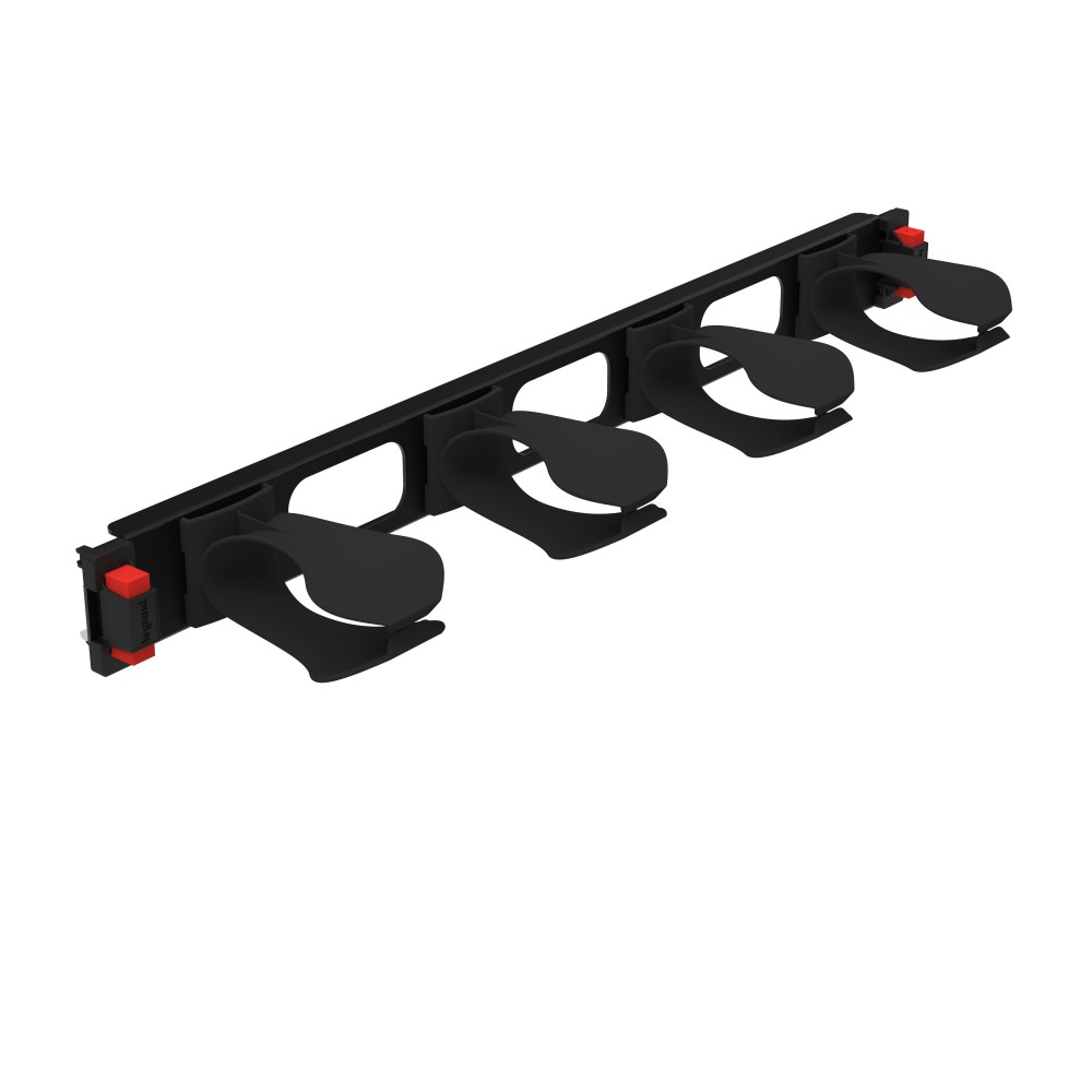 ORDENADOR HORIZONTAL C/ANILLOS 1U P/ARMARIO RAL 9005 046522