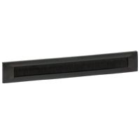 PANEL CON ESCOBILLAS 1U PLASTICO CON CLIPS 46528