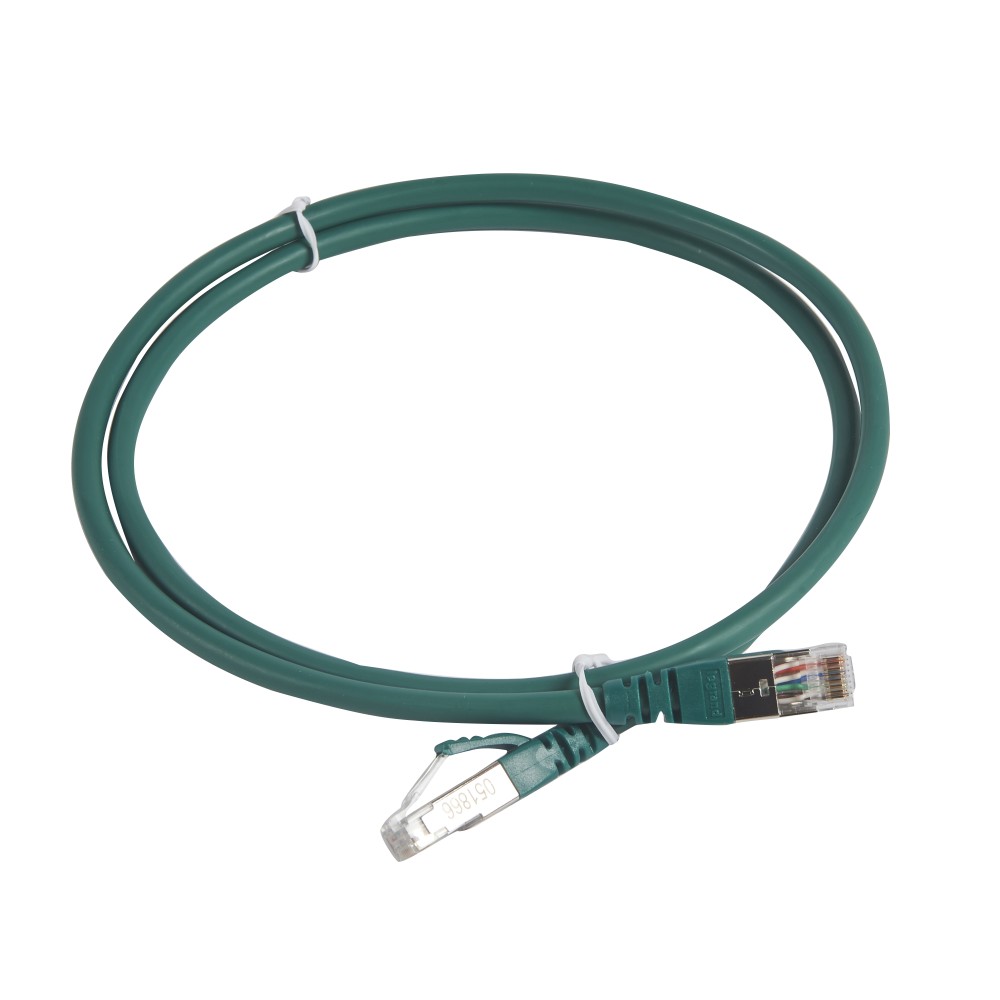 PATCH CORD CAT 6A SF/UTP 1 M LZ0H VERDE 51866