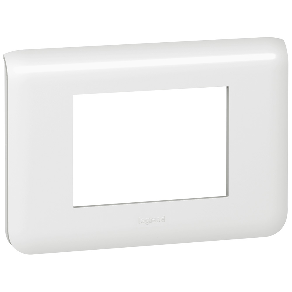 PLACA 3 MOD COLOR BLANCO MOSAIC 078803