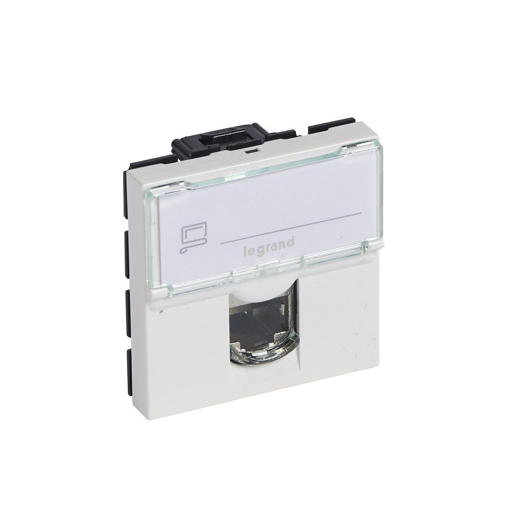 TOMA RJ45 CAT  6A STP MOSAIC 2 MÓD  BLANCO 76576
