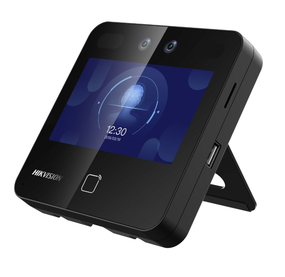 TERMINAL DE ACCESO FACIAL 4.3" LCD 2MP 1500 ROST 3000 TARJ RFID WI-FI 12VDC/1A DS-K1T343EWX
