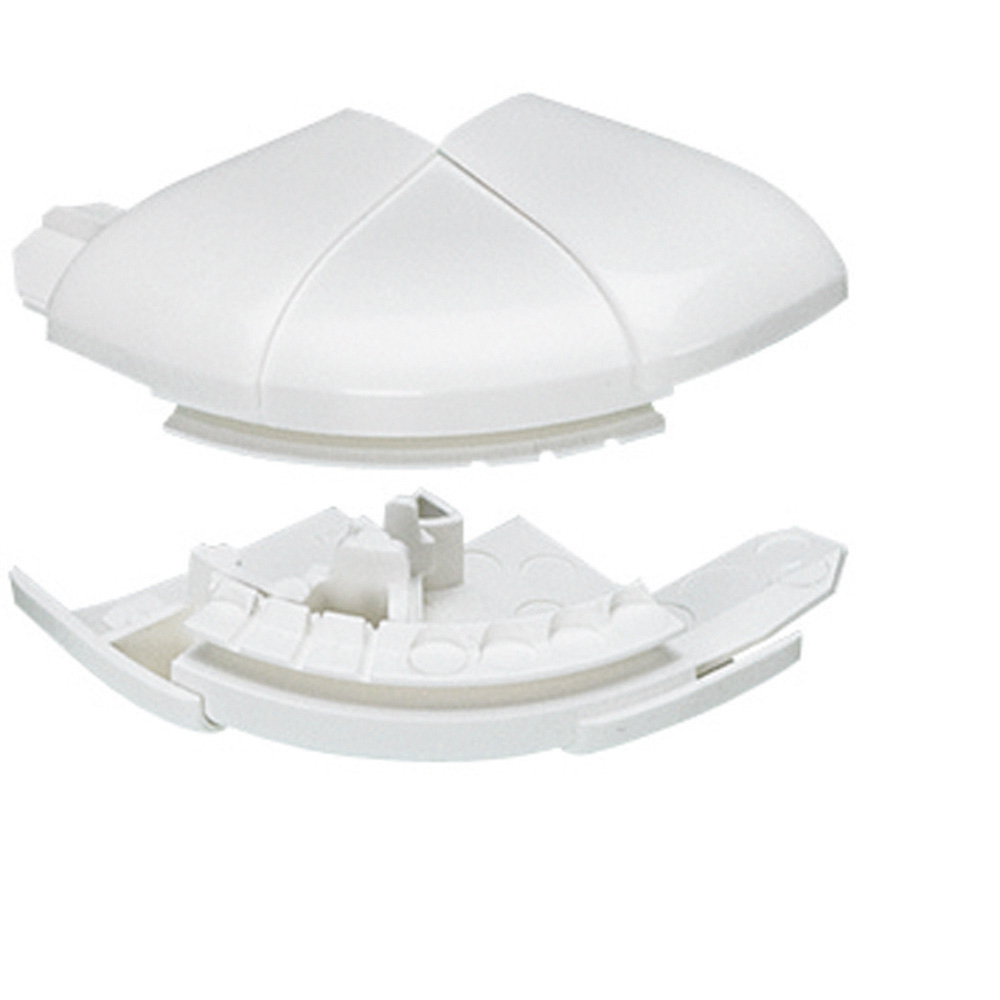 ANGULO EXTERNO BLANCO 80X50MM VARIABLE  60°/120° P/CANALETA DLP 010622