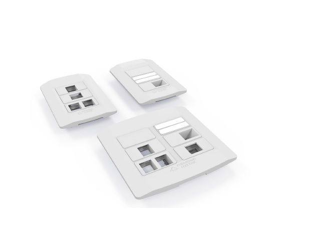 PLACA MODULAR 4"X2" BLANCO